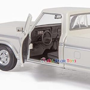 Motormax 1979 Ford F-150 Pickup Classic F150 Pick Up Truck 1:24 Diecast Collectible Model Car White 79346 All Star Toys Exclusive