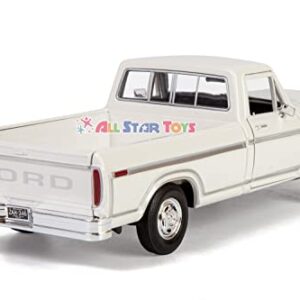 Motormax 1979 Ford F-150 Pickup Classic F150 Pick Up Truck 1:24 Diecast Collectible Model Car White 79346 All Star Toys Exclusive