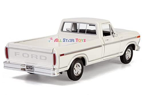 Motormax 1979 Ford F-150 Pickup Classic F150 Pick Up Truck 1:24 Diecast Collectible Model Car White 79346 All Star Toys Exclusive