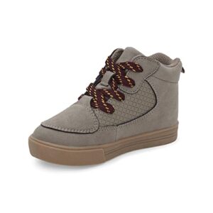 oshkosh b'gosh boy's castle fashion boot, taupe, 10 toddler