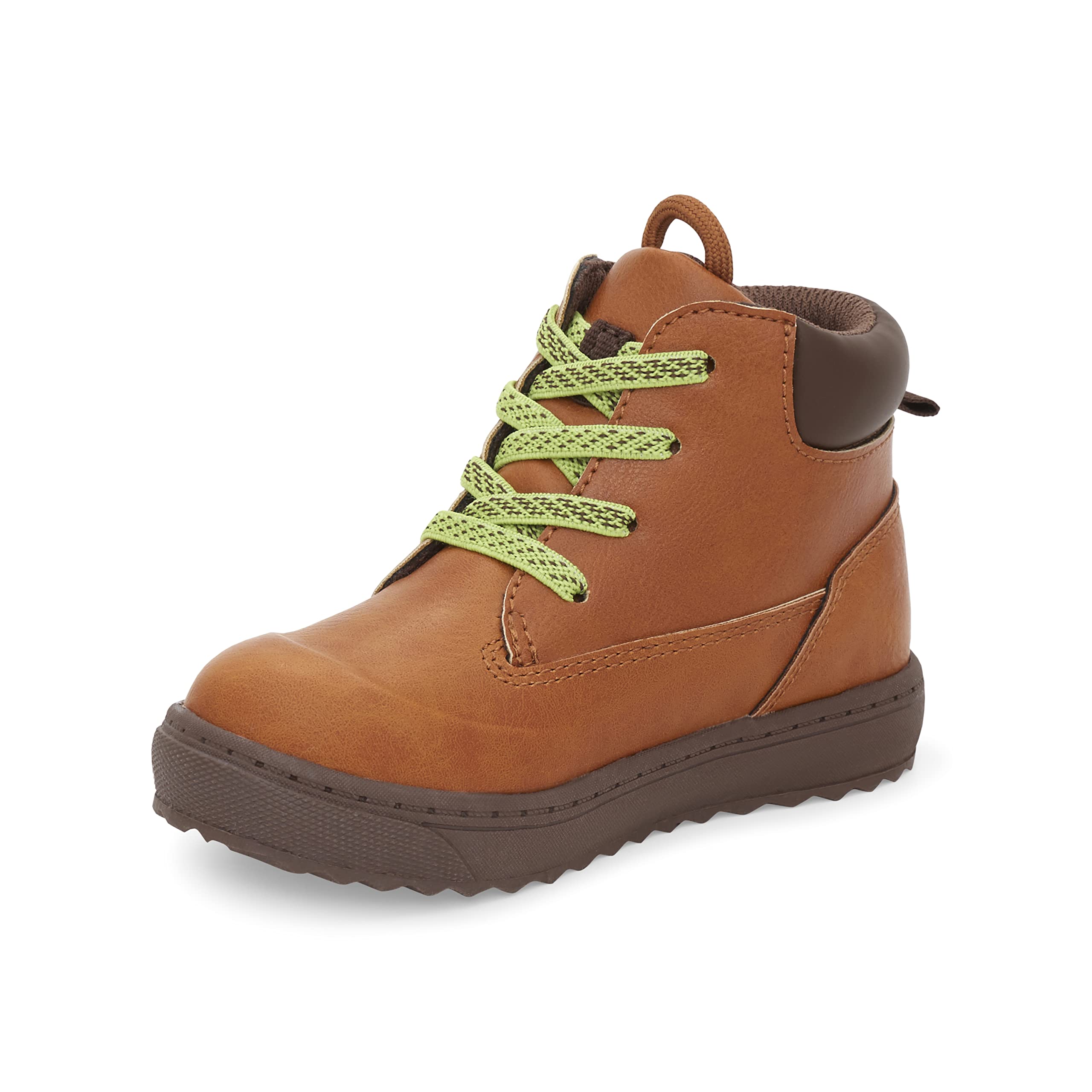 OshKosh B'Gosh Boy's Larry Fashion Boot, Brown, 9 Toddler