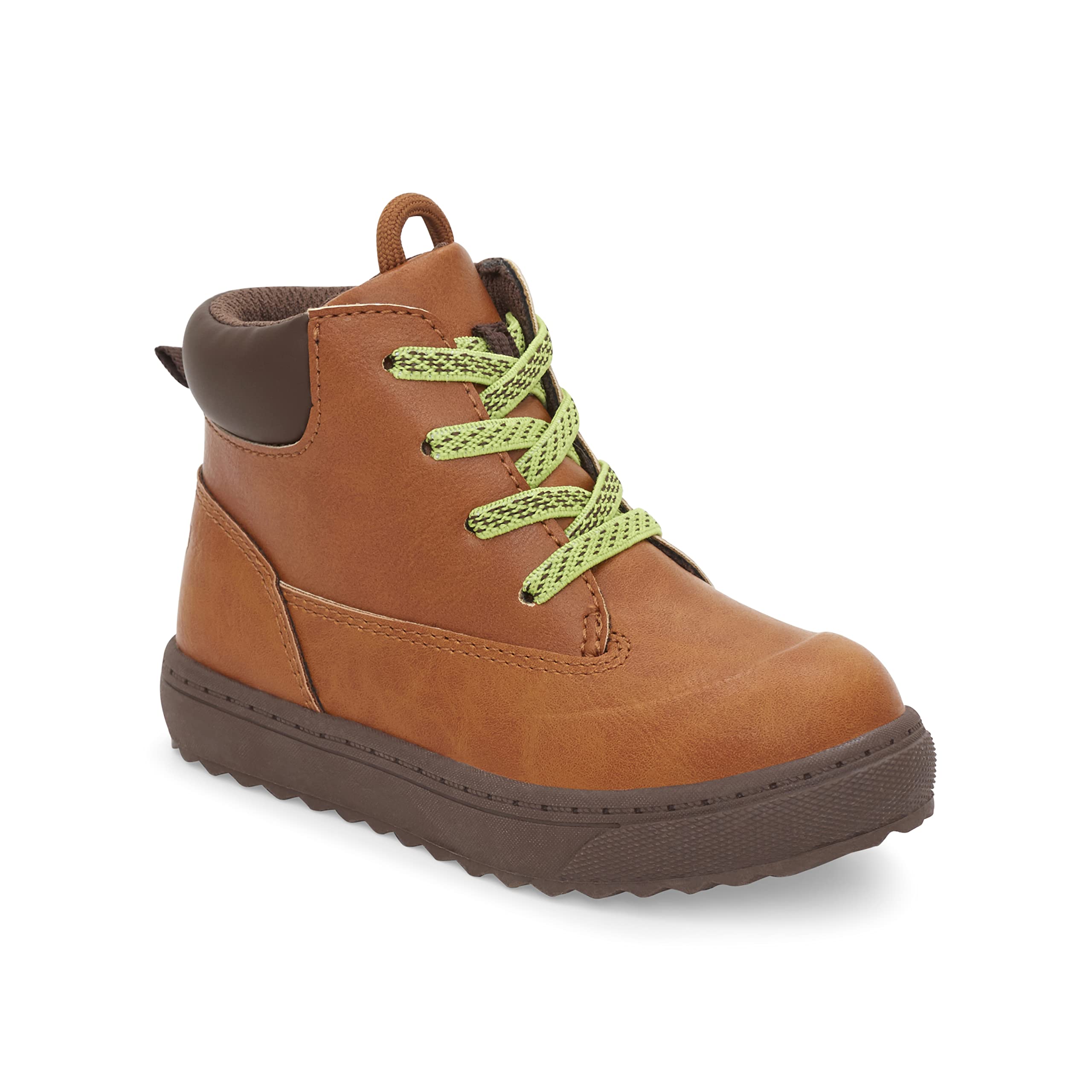 OshKosh B'Gosh Boy's Larry Fashion Boot, Brown, 9 Toddler