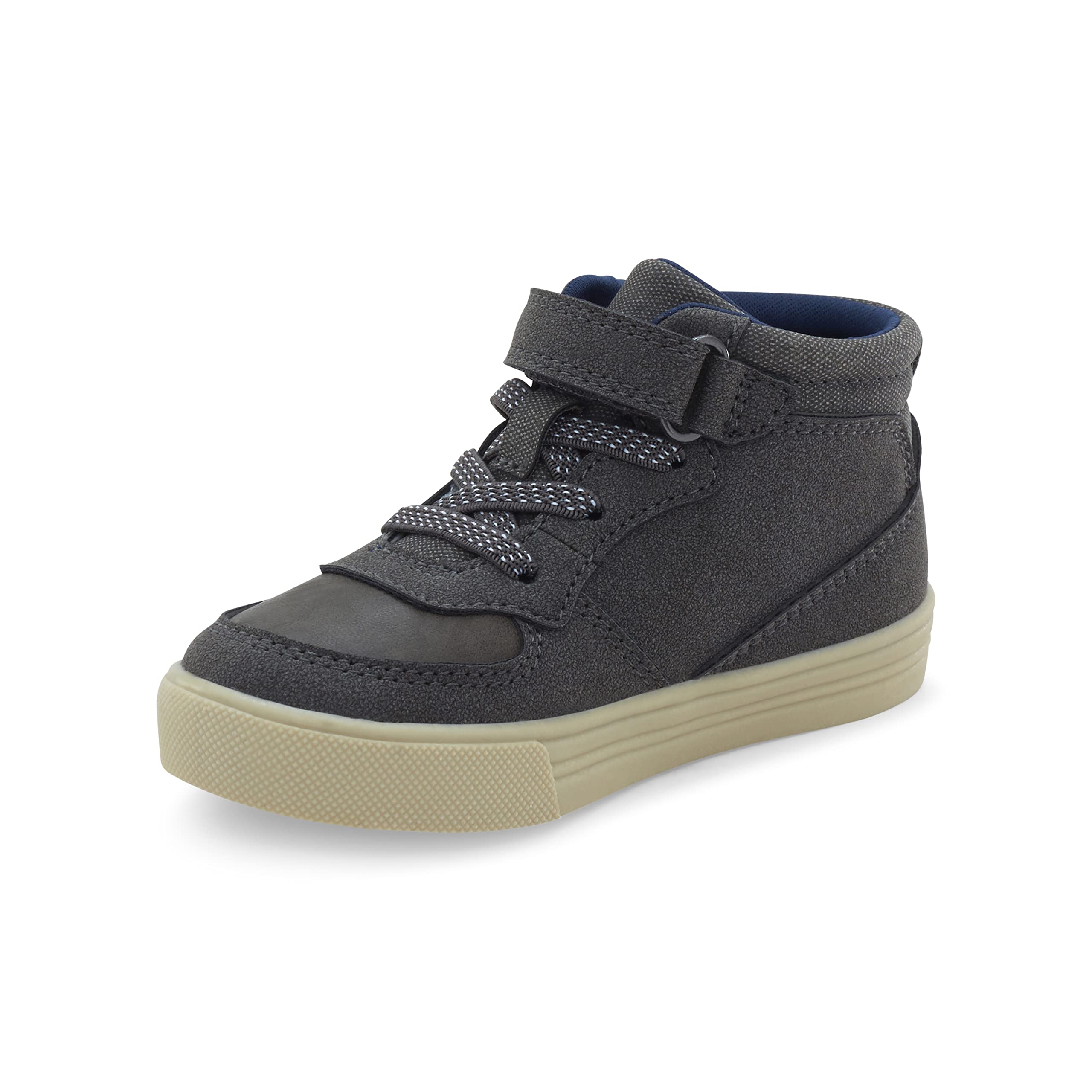 OshKosh B'Gosh Boy's Caspian Sneaker, Grey, 12 Little Kid