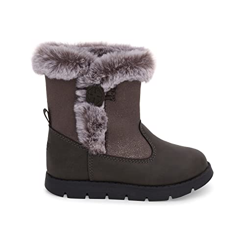 OshKosh B'Gosh Girls Siberian Fashion Boot, Grey, 9 Toddler