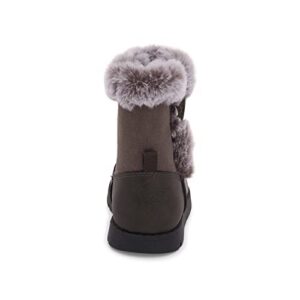 OshKosh B'Gosh Girls Siberian Fashion Boot, Grey, 9 Toddler