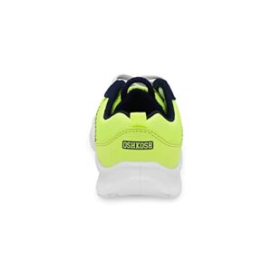 OshKosh B'Gosh Boy's Ajax Athletic Sneaker, Lime, 7 Toddler