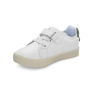oshkosh b'gosh girls sweetie sneaker, white/multi, 8 toddler