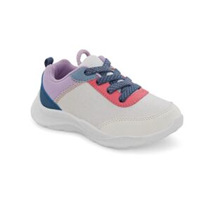 OshKosh B'Gosh Girls Ajax Athletic Sneaker, White, 9 Toddler