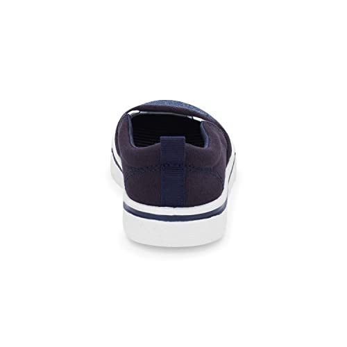 OshKosh B'Gosh Boy's Austin Sneaker, New Navy, 5 Toddler