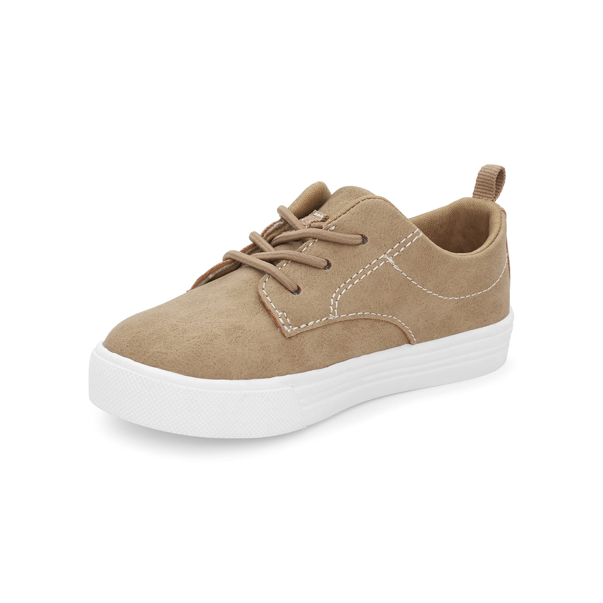 OshKosh B'Gosh Boy's Putney Oxford Sneaker, Tan, 9 Toddler