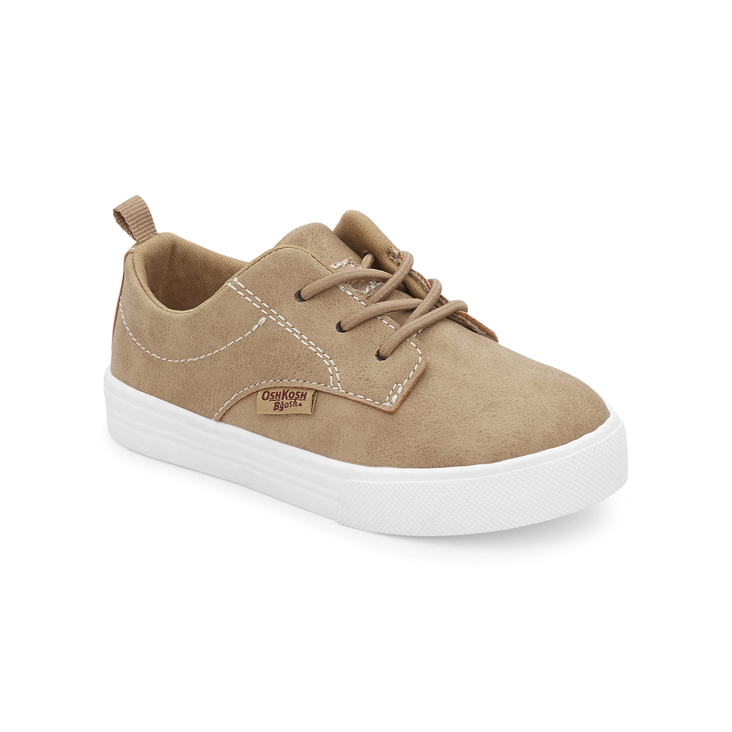 OshKosh B'Gosh Boy's Putney Oxford Sneaker, Tan, 9 Toddler