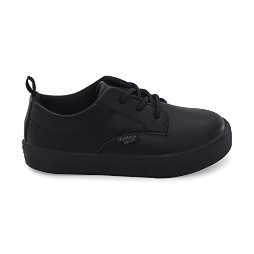 OshKosh B'Gosh Boy's Putney Oxford Sneaker, Black, 5 Toddler