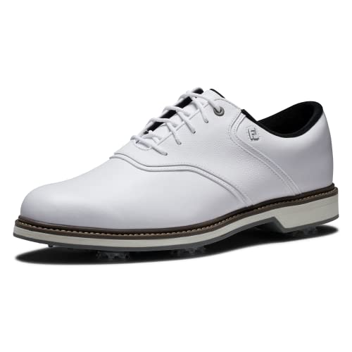 FootJoy Men's FJ Originals Golf Shoe, White/White, 9.5