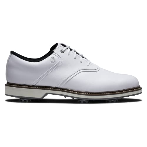 FootJoy Men's FJ Originals Golf Shoe, White/White, 9.5