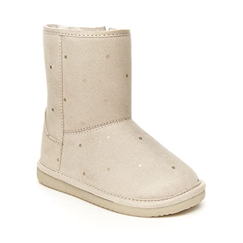 OshKosh B'Gosh Girls Ember Fashion Boot, Beige, 7 Toddler