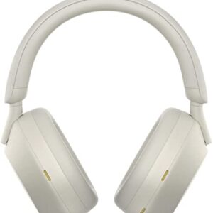 Sony WH-1000XM5S Noise Canceling Wireless Headphones - 30hr Battery Life - Over-Ear Style - Optimized for Alexa and Google Assistant - Built-in mic for Calls - Silver/Gold