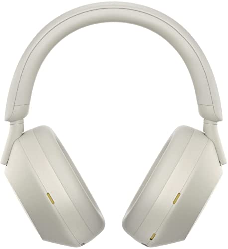 Sony WH-1000XM5S Noise Canceling Wireless Headphones - 30hr Battery Life - Over-Ear Style - Optimized for Alexa and Google Assistant - Built-in mic for Calls - Silver/Gold