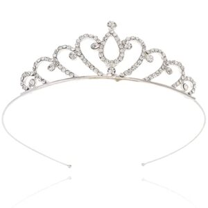 yean crystal tiaras and crowns girls princess crowns birthday party crowns rhinestone costume tiara headband hair accessories for women and girls