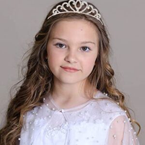 Yean Crystal Tiaras and Crowns Girls Princess Crowns Birthday Party Crowns Rhinestone Costume Tiara Headband Hair Accessories for Women and Girls