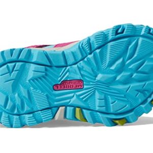 Merrell Trail Quest Jr Hiking Shoe, Berry/Lime/Turquoise, 8.5 US Unisex Little Kid