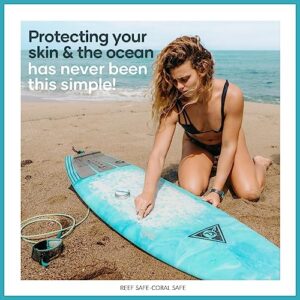 Reef Safe Sunscreen SPF 50 Mineral Face Balm, Hawaii & Mexico Approved, Biodegradable, Zinc, Allantoin, Oxybenzone & Octinoxate Free, Water Resistant, Biodegradable, Natural Ingredients by Coral Safe