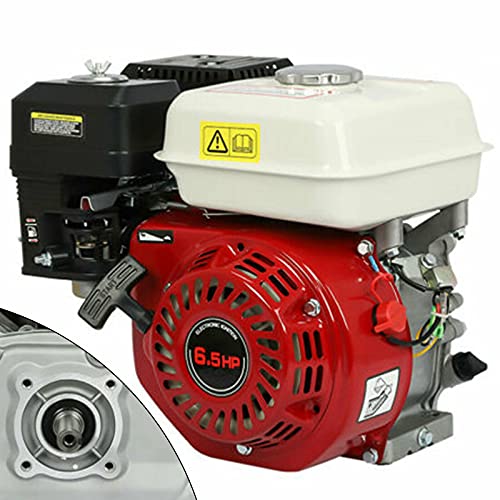 6.5HP Gas Powered Engine 160cc 4 Stroke OHV Gas Motor Pull Starter 3600RPM, Shaft 3/4" (20mm), 10.8N-m Torque for HONDA GX160 Air Cooled Single Cylinder Replacement for Compressor, Lawnmower