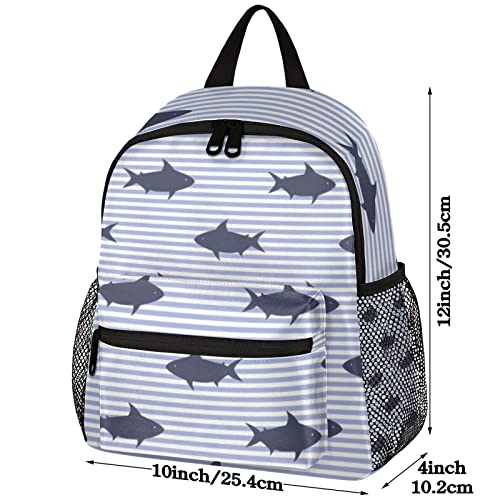 Pardick Kids Backpack for Girls Boys Shark Lightweight Water Resistant Preschool Backpack Cute