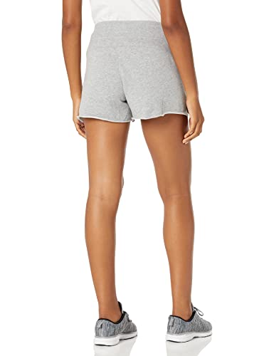 Calvin Klein Performance Women's Eco French Terry Shorts, Pearl Heather Grey, Large