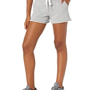 Calvin Klein Performance Women's Eco French Terry Shorts, Pearl Heather Grey, Large