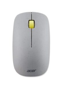 acer vero 3 button mouse | 2.4ghz wireless | 1200dpi | made with post-consumer recycled (pcr) material | certified works with chromebook | gray