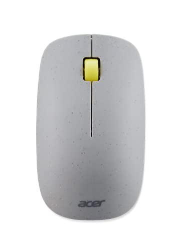 Acer Vero 3 Button Mouse | 2.4GHz Wireless | 1200DPI | Made with Post-Consumer Recycled (PCR) Material | Certified Works with Chromebook | Gray