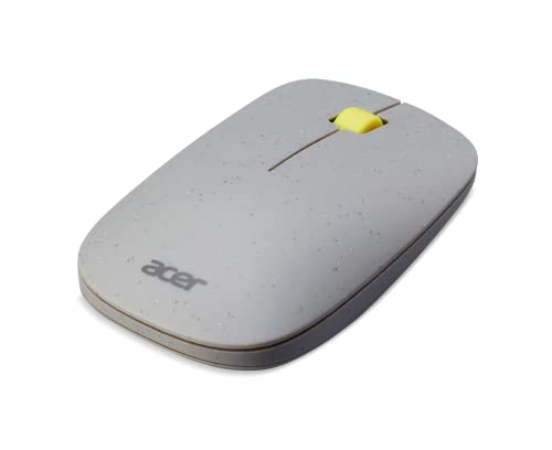 Acer Vero 3 Button Mouse | 2.4GHz Wireless | 1200DPI | Made with Post-Consumer Recycled (PCR) Material | Certified Works with Chromebook | Gray