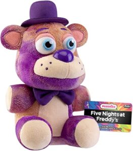 funko plush jumbo: five nights at freddy's tiedye- freddy 10", multicolor, one size (66872)