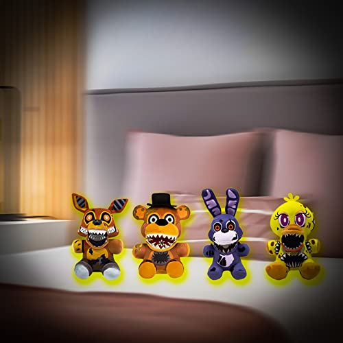 Karinie 4 Pcs FNAF Plushies, Five Nights at Freddy's Plushies, FNAF Plushies Set, 7.1" Dolls Soft Toys, Party Supplies Christmas Birthday Gift for Boys and Girls