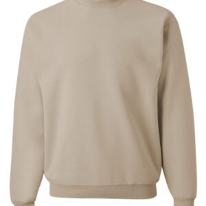 Gildan Fleece Crewneck Sweatshirt, Style G18000 Sand