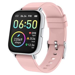 motast smart watch 2022 watches for women, fitness tracker 1.69" touch screen smartwatch fitness watch heart rate monitor, ip68 waterproof pedometer activity tracker sleep monitor for android iphone