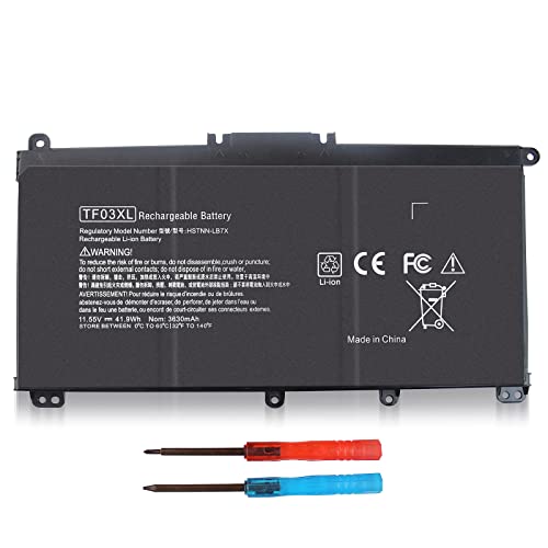 920070-855 920046-421 TF03XL Battery for HP Pavilion 15-CC 15-CD 17-ar050wm 17-ar0xx 15-cc023cl 15-cc123cl 15-cc563st 15-cc050wm 15-cd040wm 14m-cd0001dx 14m-cd0003dx 14-cd1055cl 14-bf0xx 920046-121