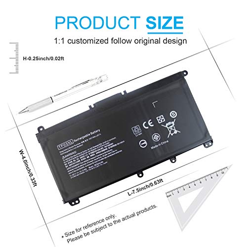 920070-855 920046-421 TF03XL Battery for HP Pavilion 15-CC 15-CD 17-ar050wm 17-ar0xx 15-cc023cl 15-cc123cl 15-cc563st 15-cc050wm 15-cd040wm 14m-cd0001dx 14m-cd0003dx 14-cd1055cl 14-bf0xx 920046-121