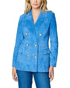 [blanknyc] womens luxury clothing oversized blazzer with pockets, comfortable & stylish coat, riviera, medium