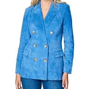 [BLANKNYC] Womens Luxury Clothing Oversized Blazzer with Pockets, Comfortable & Stylish Coat, Riviera, Medium