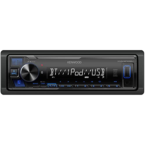 KENWOOD KMM-BT232U Bluetooth Car Stereo with USB Port, AM/FM Radio, MP3 Player, Detachable Face