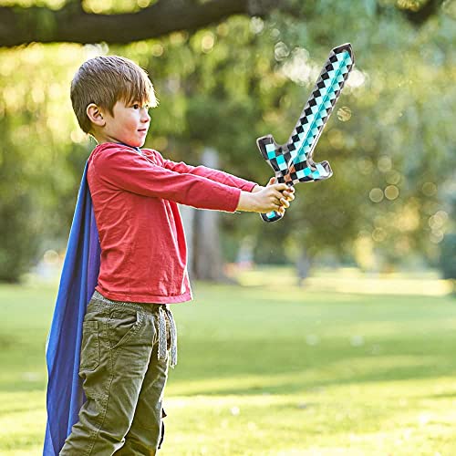 Mkork&fzsx Inflatable Toys Inflatable Weapons Large Size Blow Up Sword Axe Pixel Party Favor(13 Objects per Box)