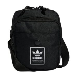 adidas originals utility festival 3.0 crossbody bag, black, one size