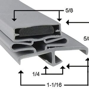 Passeal – 10-0882-04 Door Gasket Size - 23 7/16 x 30 1/4 - Kelvinator Door Seal for Cooler or Freezer – Compatible with Kelvinator 10-0882-04 Refrigeration Gasket