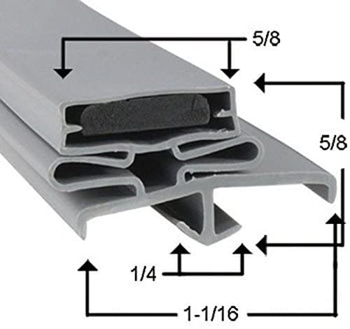 Passeal – 10-0882-04 Door Gasket Size - 23 7/16 x 30 1/4 - Kelvinator Door Seal for Cooler or Freezer – Compatible with Kelvinator 10-0882-04 Refrigeration Gasket