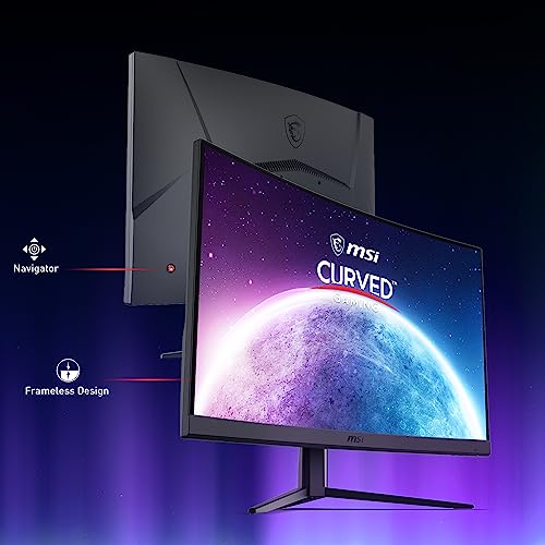 MSI Optix G32CQ4 E2 QHD 1500R Curvature 16:9 Aspect Ratio Non-Glare Super Narrow Bezel 1ms 2560 x 1440 170Hz Refresh Rate Tilt Adjustment AMD FreeSync 32",Black