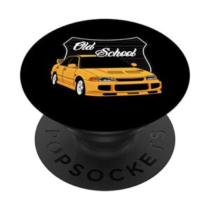 import racer, japanese tuner car, men's old school hot rod popsockets swappable popgrip