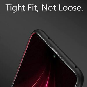 for Oppo Reno 6 Pro+ 5G Ultra Thin Phone Case, Gel Pudding Soft Silicone Phone Case for Oppo Reno 6 Pro Plus 5G 6.55 inches (Black)