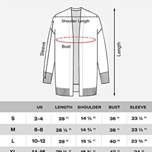 A ROW Black Cardigan for Women Dressy Casual Long Sleeve Open Front Knit Cardigan Sweaters Summer Lightweight Cardigans