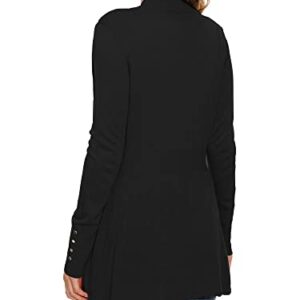 A ROW Black Cardigan for Women Dressy Casual Long Sleeve Open Front Knit Cardigan Sweaters Summer Lightweight Cardigans